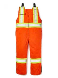 Rasco FR Unlined Hi-Vis Bib Overalls | Orange | S - 5XL Regular | M - 5XL Tall Flame Resistant Work Wear
