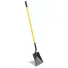 Unex Industrial Grade Square Blade Shovel | Long Fiberglass Handle