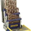 Irwin Cobalt M-35 Metal Index Drill Bit Set - 29 Piece