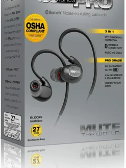 ISOtunes PRO Bluetooth Industrial Hearing Protection Headphones - NRR 27 DB Personal Protective Equipment