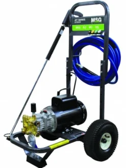 MS Gregson Pressure Washers Commercial Grade Wheeled-Cart Cold Water Electric Pressure Washer - 1200 PSI - 2.0 GPM Axial Pump