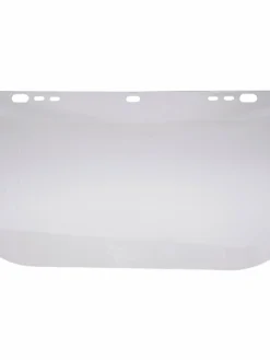 Jackson Safety Personal Protective Equipment Jackson F10 Series PETG Clear Anti-Fog Face Shield - 8" X 15.5" (For C10 Bump Cap)