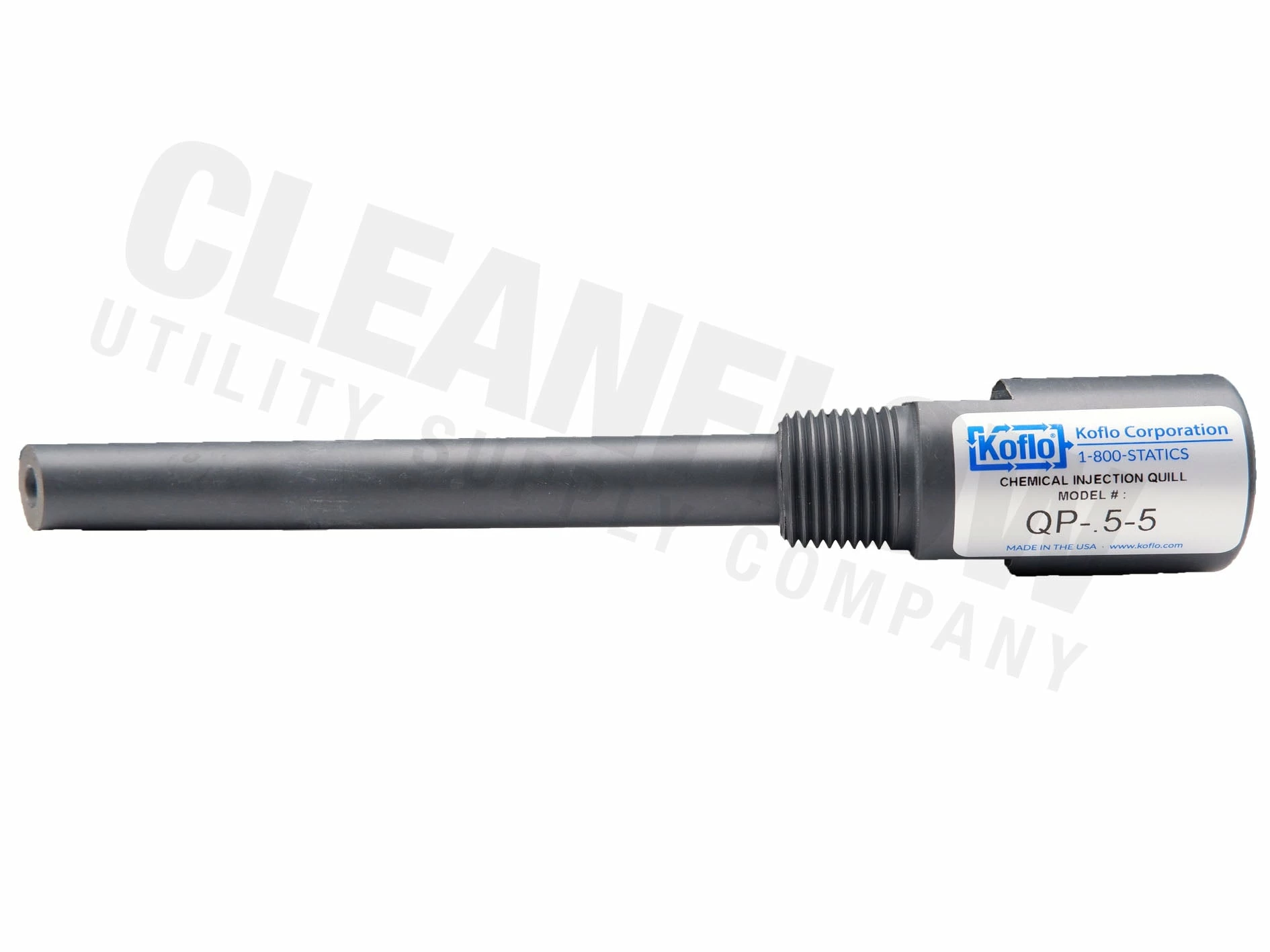 Koflo Corp Koflo PVC Long Length Chemical Injection Quills | 3" And 5" Lengths 3 Koflo Corp Koflo PVC Long Length Chemical Injection Quills | 3" And 5" Lengths