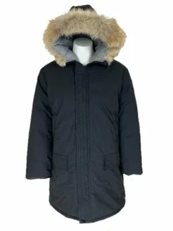 Work Wear Kelsey Trail Men's 40" Length DAC 2 Poly/Cotton Parka With Wolf Fur Trim Hood | S-3XL