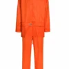 Lyngsoe Rainwear Lyngsoe Nylon Rain Suit Set - Jacket, Hood, Pants - Orange - Limited Size Selection