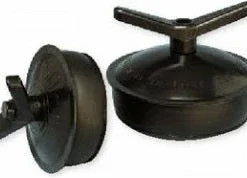 Lansas 611 Series Posi-Seal Black Plastic Mechanical Wing Nut Plugs Waterworks Products