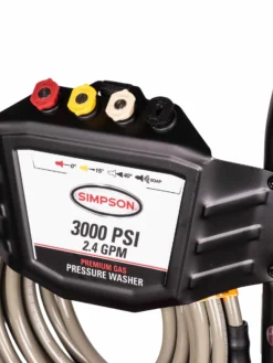 Pressure Washers Simpson MegaShot Cold Water Honda GCV160 (160cc) Gas Engine Pressure Washer - 3000 PSI - 2.4 GPM Axial Pump 22 Pressure Washers Simpson MegaShot Cold Water Honda GCV160 (160cc) Gas Engine Pressure Washer - 3000 PSI - 2.4 GPM Axial Pump