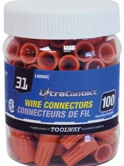 LightWay Electrical Twist-On Wire Connectors - Bulk Packaged - Various Sizes Electrical Supplies