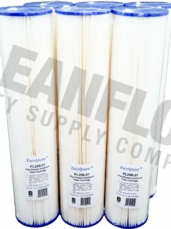 Excelpure 4.5" OD Big Blue Pleated Polyester Water Filters - Various Lengths And Micron Ratings 32 Excelpure 4.5