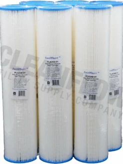 Excelpure 4.5" OD Big Blue Pleated Polyester Water Filters - Various Lengths And Micron Ratings 30 Excelpure 4.5