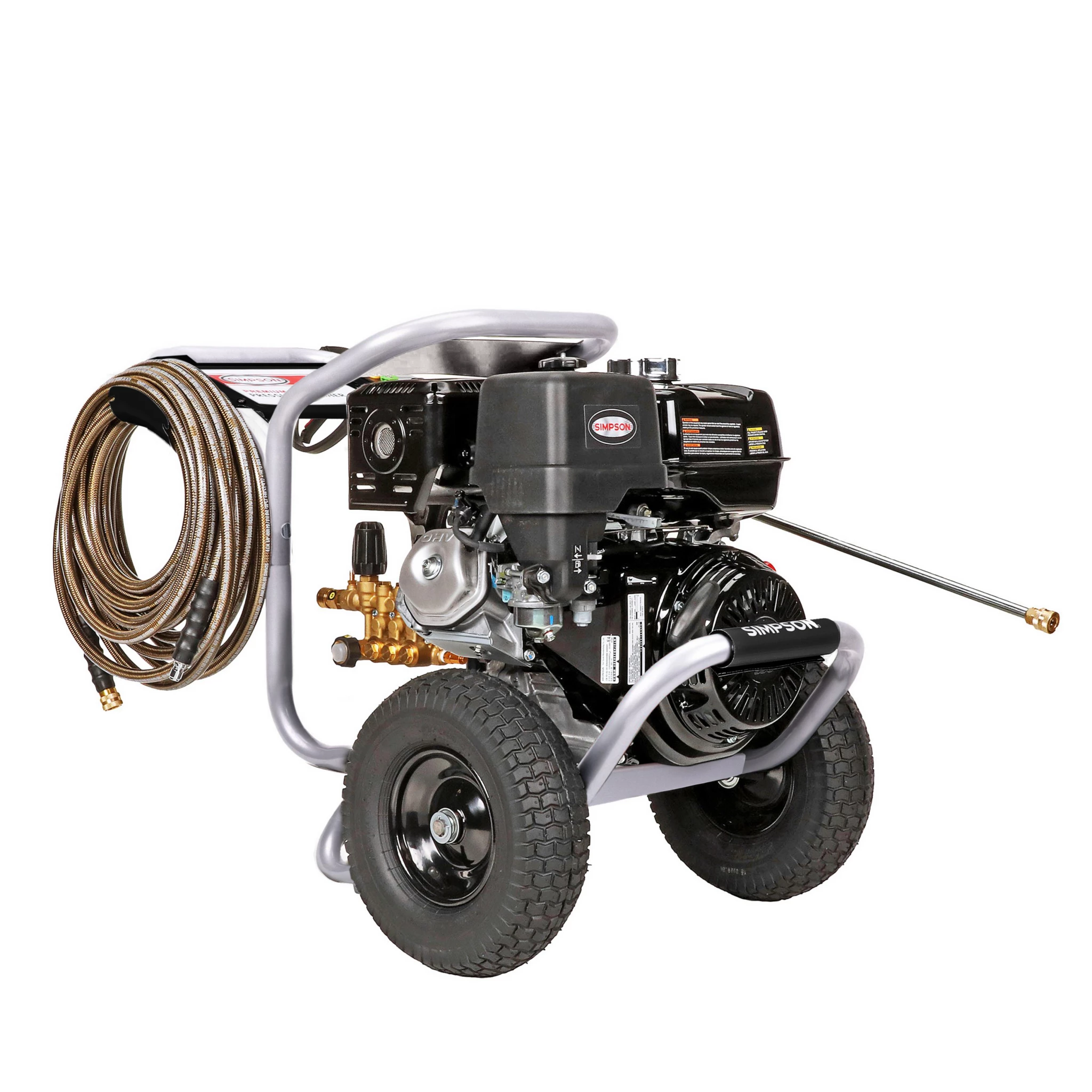 Simpson PowerShot Cold Water Honda GX390 (389cc) Gas Engine Pressure Washer - 4200 PSI - 4.0 GPM Industrial Triplex Pump Pressure Washers 4 Simpson PowerShot Cold Water Honda GX390 (389cc) Gas Engine Pressure Washer - 4200 PSI - 4.0 GPM Industrial Triplex Pump Pressure Washers