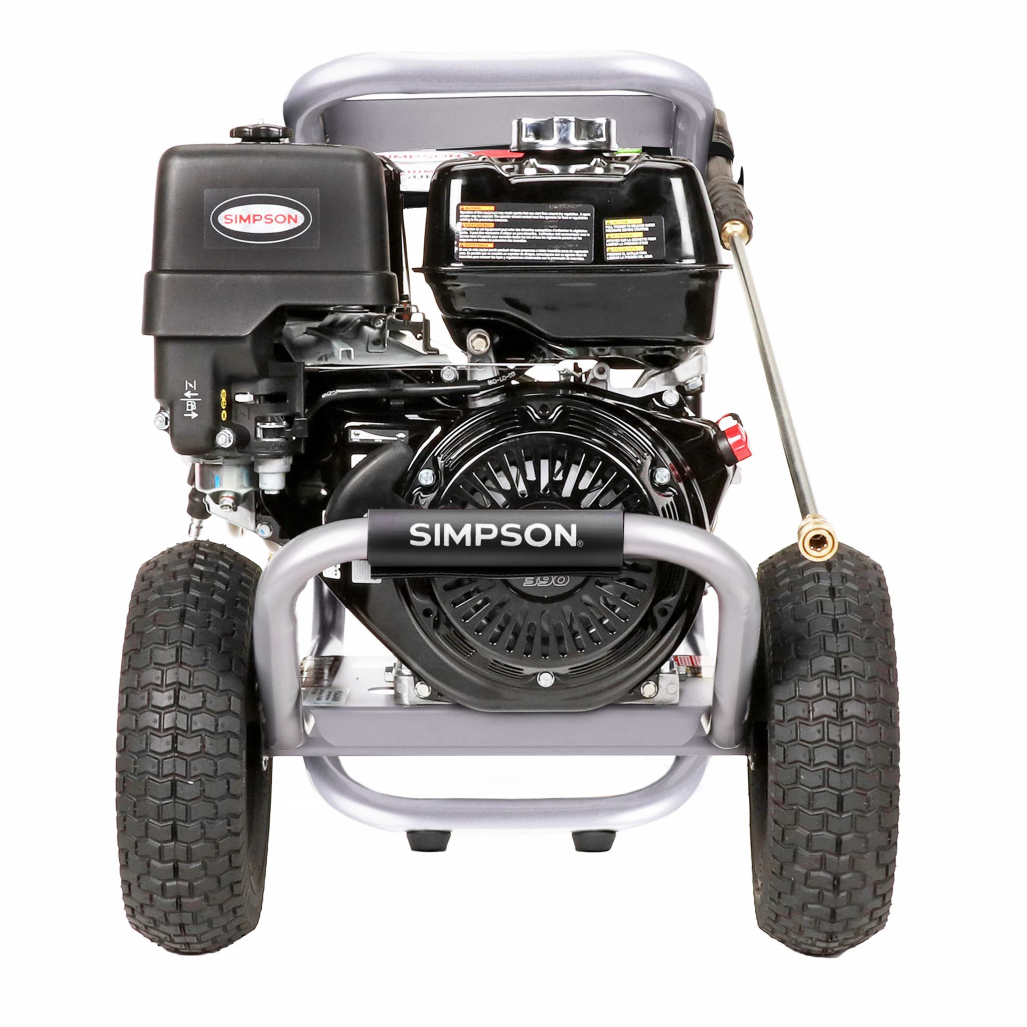 Simpson PowerShot Cold Water Honda GX390 (389cc) Gas Engine Pressure Washer - 4200 PSI - 4.0 GPM Industrial Triplex Pump Pressure Washers 5 Simpson PowerShot Cold Water Honda GX390 (389cc) Gas Engine Pressure Washer - 4200 PSI - 4.0 GPM Industrial Triplex Pump Pressure Washers