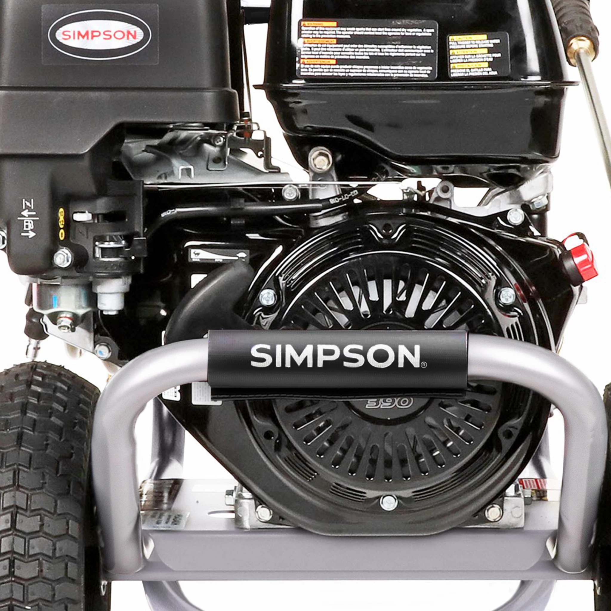 Simpson PowerShot Cold Water Honda GX390 (389cc) Gas Engine Pressure Washer - 4200 PSI - 4.0 GPM Industrial Triplex Pump Pressure Washers 7 Simpson PowerShot Cold Water Honda GX390 (389cc) Gas Engine Pressure Washer - 4200 PSI - 4.0 GPM Industrial Triplex Pump Pressure Washers
