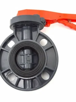 New-Line Fittings And Valves ANSI Flange PVC Butterfly Valves