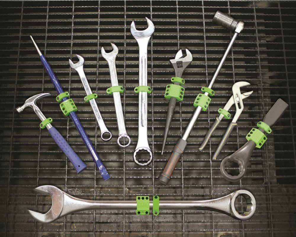 Peakworks Tool Tethering Flat Clamps | Multi-Fit Design 5 Peakworks Tool Tethering Flat Clamps | Multi-Fit Design