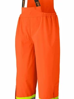 Hi-Vis Work Wear Pioneer Trilobal 300D Ripstop Waterproof Safety Bib Pants | S-4XL
