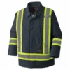 Pioneer Hi Vis Quilted Cotton Duck Winter Work Parka | M-4XL Hi-Vis Work Wear 2 Pioneer Hi Vis Quilted Cotton Duck Winter Work Parka | M-4XL Hi-Vis Work Wear