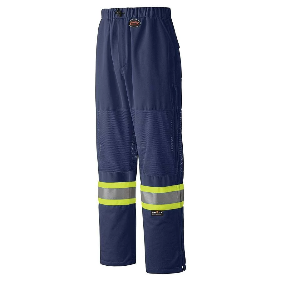 Pioneer Poly Knit Traffic Safety Pants With Breathable Mesh Leg Panels | XS-4XL Hi-Vis Work Wear 4 Pioneer Poly Knit Traffic Safety Pants With Breathable Mesh Leg Panels | XS-4XL Hi-Vis Work Wear