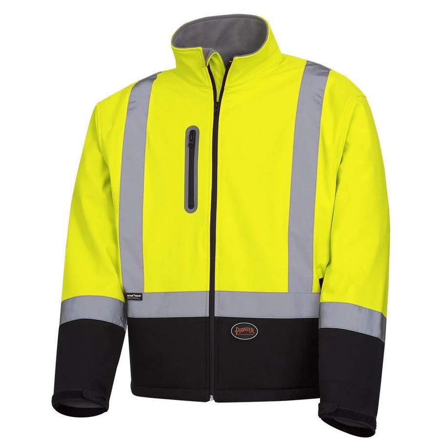 Pioneer Softshell Hi Vis Mechanical Strength Jacket | S-4XL Hi-Vis Work Wear 8 Pioneer Softshell Hi Vis Mechanical Strength Jacket | S-4XL Hi-Vis Work Wear