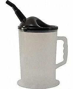 Cleanflow Poly Calibrated Measuring Container With Pouring Spout - 155 Oz Water Treatment Chemicals