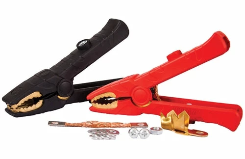 Automotive Supplies Quick Cable 1000 Amp Heavy Duty Solid Copper Booster Clamp Set 2 Automotive Supplies Quick Cable 1000 Amp Heavy Duty Solid Copper Booster Clamp Set