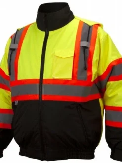 Pyramex Waterproof Hi Vis Jacket | Sizes M - 5XL Hi-Vis Work Wear