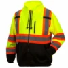 Hi-Vis Work Wear Pyramex Hi Vis Zip-Up Sweatshirt With Teflon™ Water Resistant Treatment | Sizes M - 5XL 1 Hi-Vis Work Wear Pyramex Hi Vis Zip-Up Sweatshirt With Teflon™ Water Resistant Treatment | Sizes M - 5XL