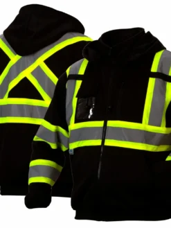 Hi-Vis Work Wear Pyramex Hi Vis Zip-Up Sweatshirt With Teflon™ Water Resistant Treatment | Sizes M - 5XL 19 Hi-Vis Work Wear Pyramex Hi Vis Zip-Up Sweatshirt With Teflon™ Water Resistant Treatment | Sizes M - 5XL