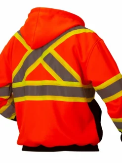 Hi-Vis Work Wear Pyramex Hi Vis Zip-Up Sweatshirt With Teflon™ Water Resistant Treatment | Sizes M - 5XL 15 Hi-Vis Work Wear Pyramex Hi Vis Zip-Up Sweatshirt With Teflon™ Water Resistant Treatment | Sizes M - 5XL