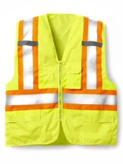 Rasco Hi-Viz Zip Front Safety Vest | S-4XL