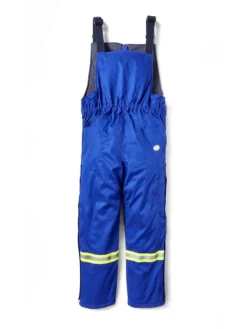 Flame Resistant Work Wear Rasco FR Hi-Vis Insulated Westex Ultrasoft Winter Bib Overalls | Royal Blue | S-5XL