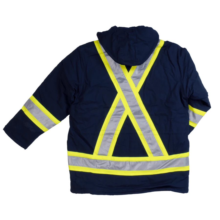 Tough Duck S157 Cotton Duck Winter Safety Parka | XS-5XL 7 Tough Duck S157 Cotton Duck Winter Safety Parka | XS-5XL