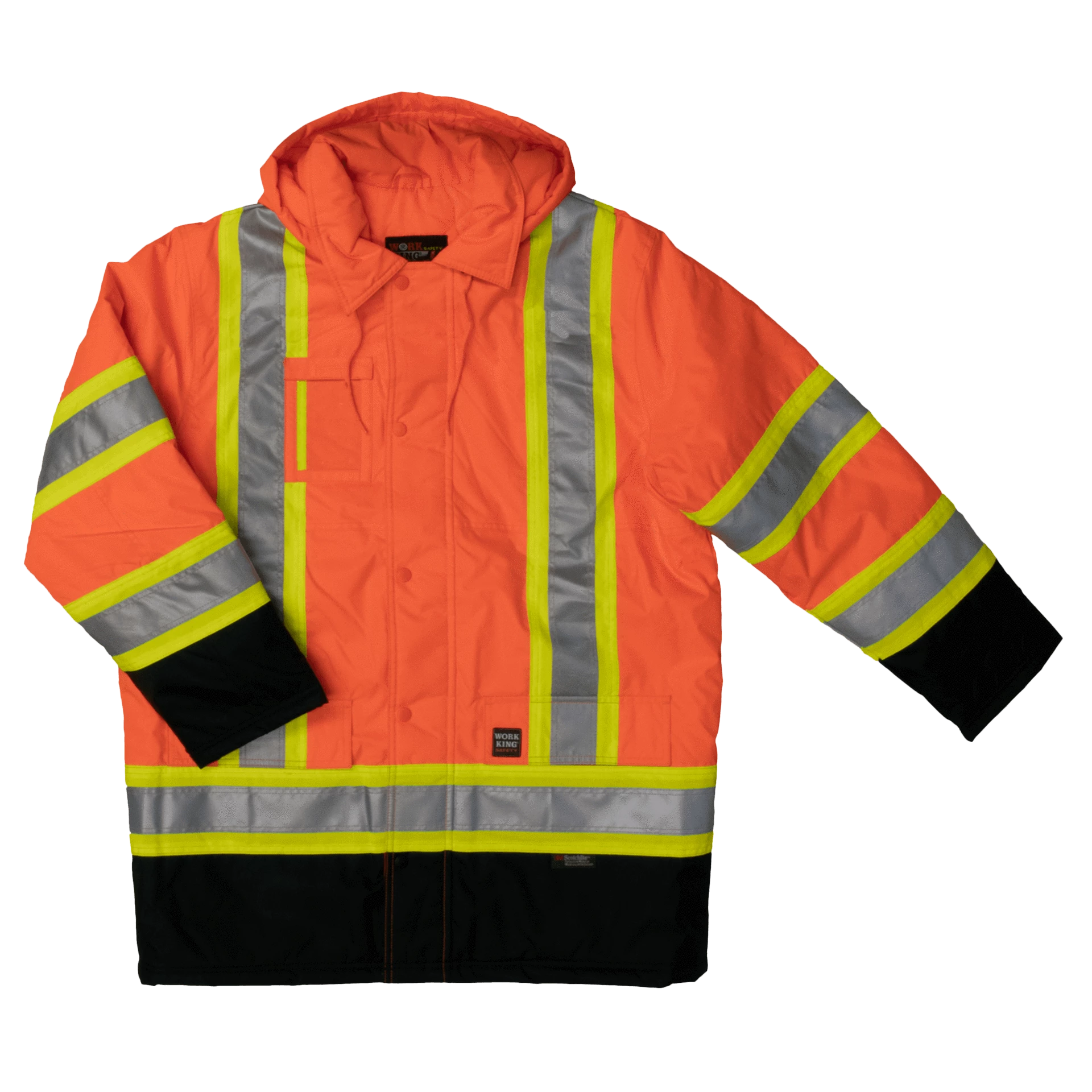 Tough Duck S176 Insulated 300D Poly Oxford Safety Parka | XS-5XL 3 Tough Duck S176 Insulated 300D Poly Oxford Safety Parka | XS-5XL