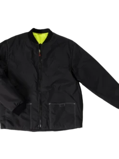 Tough Duck SJ29 Waterproof/Breathable 300D Ripstop Reversible Insulated Safety Jacket | Yellow | Sizes XS-5XL