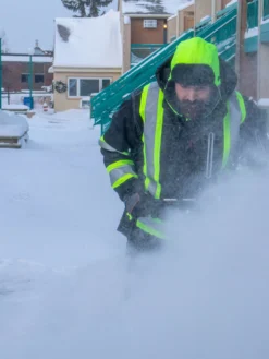 Hi-Vis Work Wear Tough Duck S187 Waterproof/Breathable Ripstop 4-In-1 Safety Jacket | XS-5XL