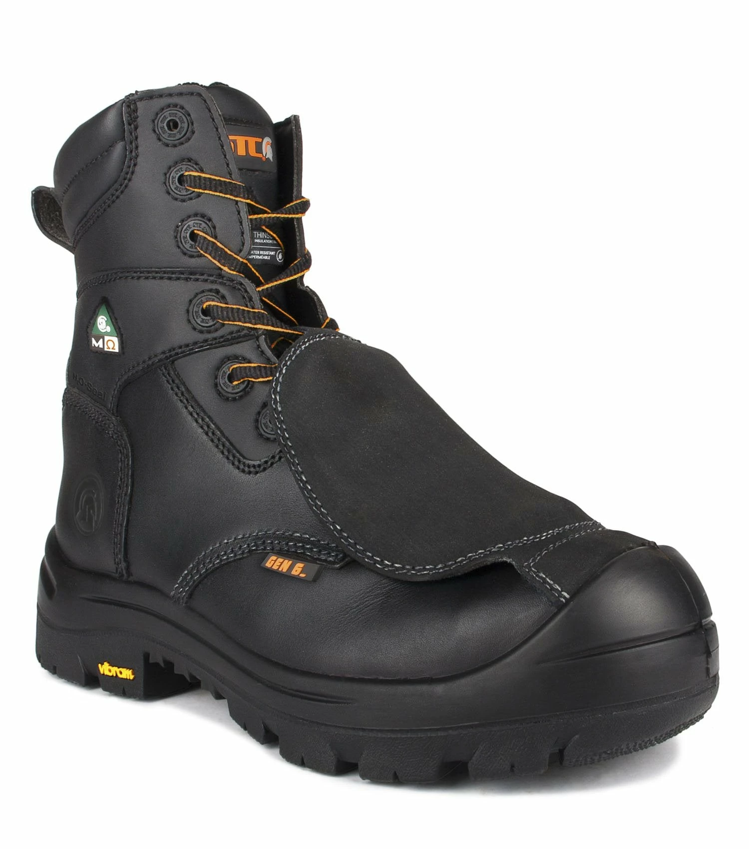 STC Alloy 8" External Metguard Safety Boots With Vibram® TC4+ Sole | Black | Sizes 5 - 14 8 Inch Safety Boots 3 STC Alloy 8" External Metguard Safety Boots With Vibram® TC4+ Sole | Black | Sizes 5 - 14 8 Inch Safety Boots