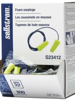 Sellstrom Premium Corded Disposable Earplugs - 100 Pairs Personal Protective Equipment 7 Sellstrom Premium Corded Disposable Earplugs - 100 Pairs Personal Protective Equipment