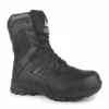 8 Inch Safety Boots STC Tactik 8" Tactical Side-Zip Safety Boot | Black | Sizes 7 - 14