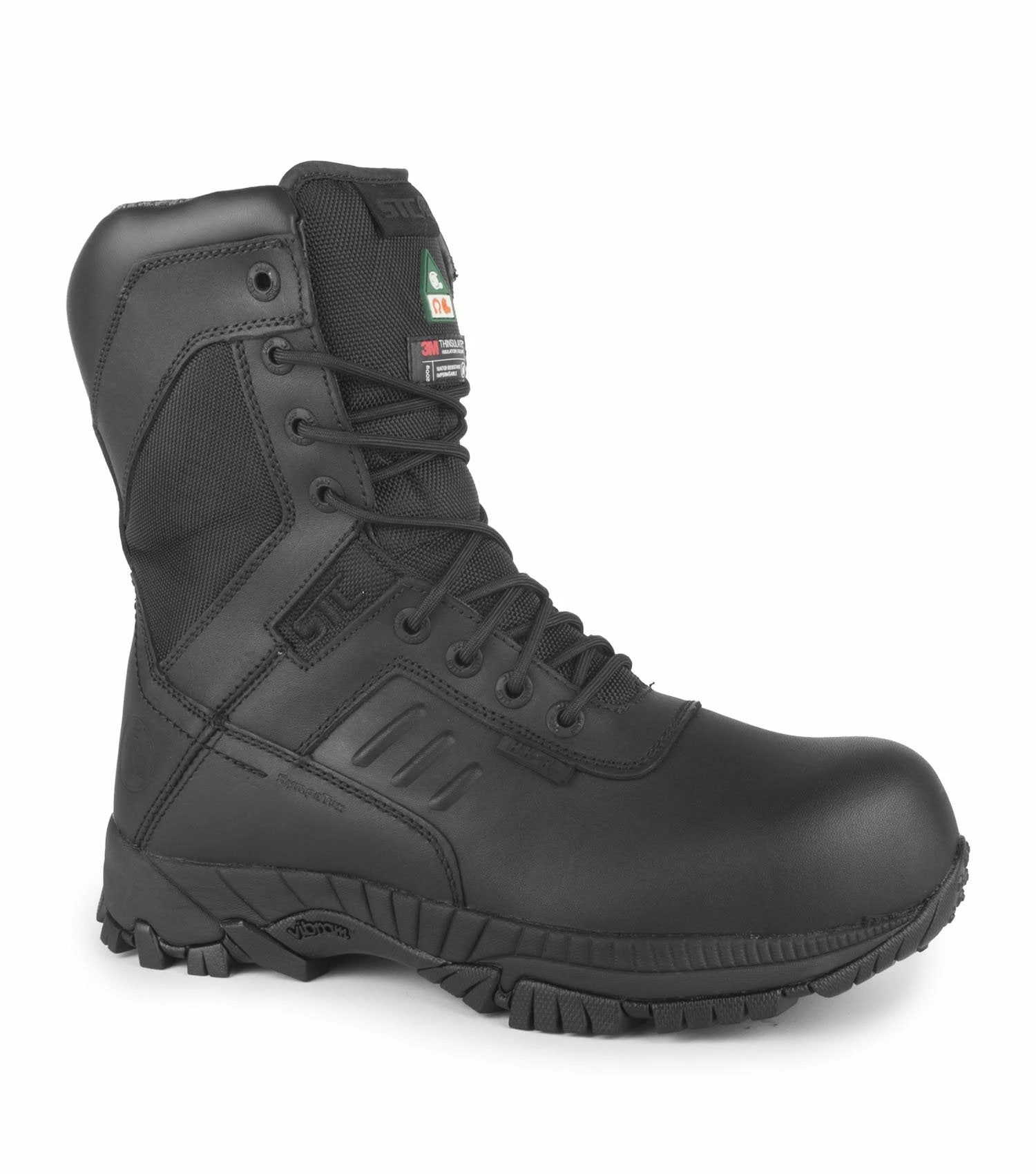 8 Inch Safety Boots STC Tactik 8" Tactical Side-Zip Safety Boot | Black | Sizes 7 - 14 3 8 Inch Safety Boots STC Tactik 8" Tactical Side-Zip Safety Boot | Black | Sizes 7 - 14