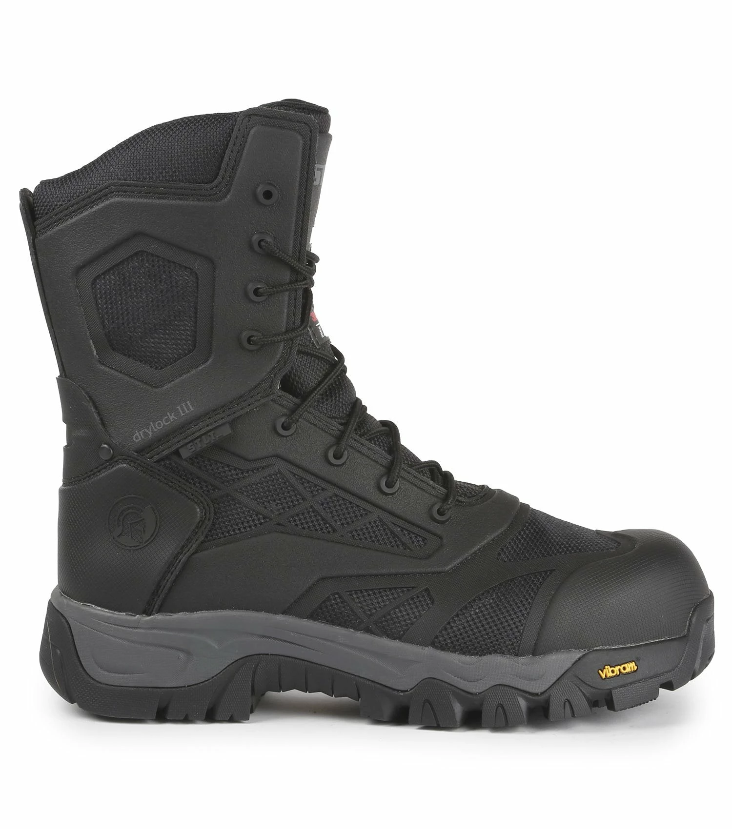 STC Stealth 8" Waterproof TPU/Ballistic Nylon Safety Boot With Vibram® TC4+ Sole | Black | Size 7 To Size 14 4 STC Stealth 8" Waterproof TPU/Ballistic Nylon Safety Boot With Vibram® TC4+ Sole | Black | Size 7 To Size 14