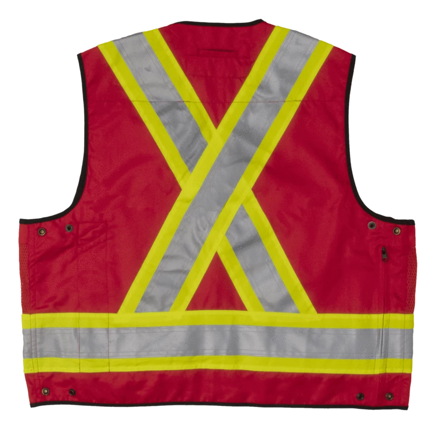 Tough Duck S313 High Visibility Surveyor Safety Vest | XS-5XL 8 Tough Duck S313 High Visibility Surveyor Safety Vest | XS-5XL