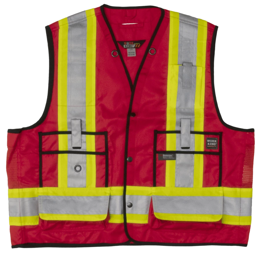 Tough Duck S313 High Visibility Surveyor Safety Vest | XS-5XL 7 Tough Duck S313 High Visibility Surveyor Safety Vest | XS-5XL