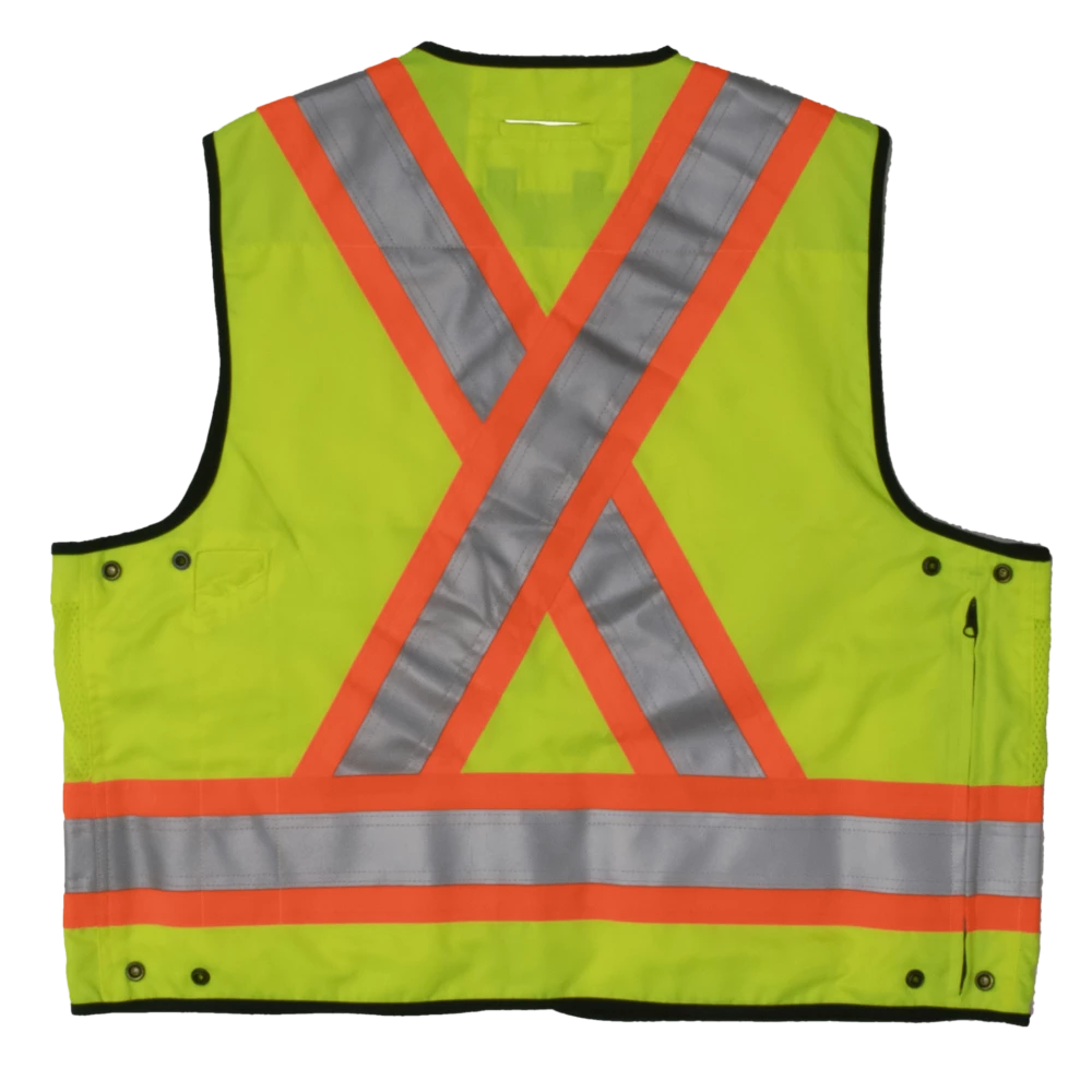 Tough Duck S313 High Visibility Surveyor Safety Vest | XS-5XL 4 Tough Duck S313 High Visibility Surveyor Safety Vest | XS-5XL