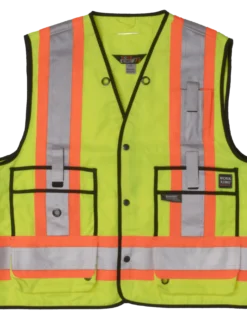 Tough Duck S313 High Visibility Surveyor Safety Vest | XS-5XL