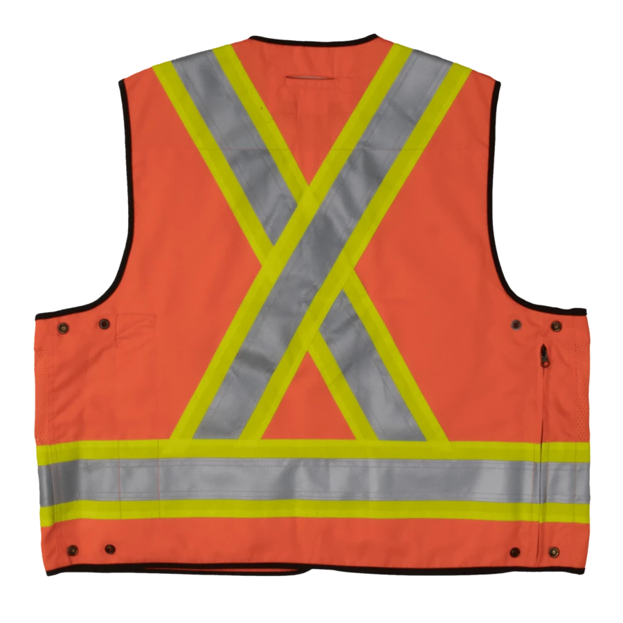 Tough Duck S313 High Visibility Surveyor Safety Vest | XS-5XL 14 Tough Duck S313 High Visibility Surveyor Safety Vest | XS-5XL