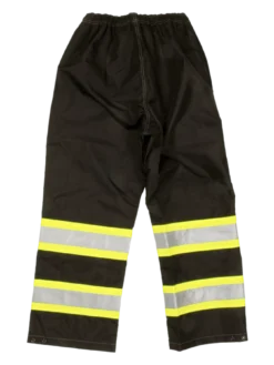 Hi-Vis Work Wear Tough Duck S374 300D Waterproof Breathable Ripstop Safety Rain Pants | Limited Size Selection