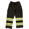 Hi-Vis Work Wear Tough Duck S374 300D Waterproof Breathable Ripstop Safety Rain Pants | Limited Size Selection