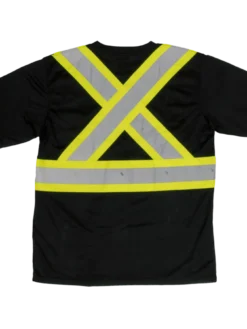 Tough Duck S392 Premium Polyester Micro Mesh Safety T-Shirt With Pocket | XS-7XL Hi-Vis Work Wear