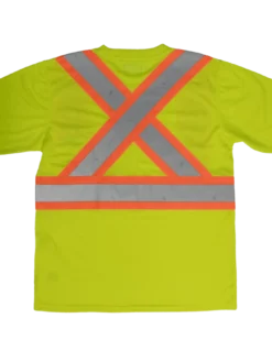 Tough Duck S392 Premium Polyester Micro Mesh Safety T-Shirt With Pocket | XS-7XL Hi-Vis Work Wear