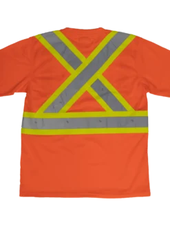 Tough Duck S392 Premium Polyester Micro Mesh Safety T-Shirt With Pocket | XS-7XL Hi-Vis Work Wear